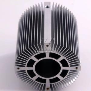 Wholesale Steel Gray Heat Sink Aluminum Profiles Deep CNC Round Style 6063 Series from china suppliers