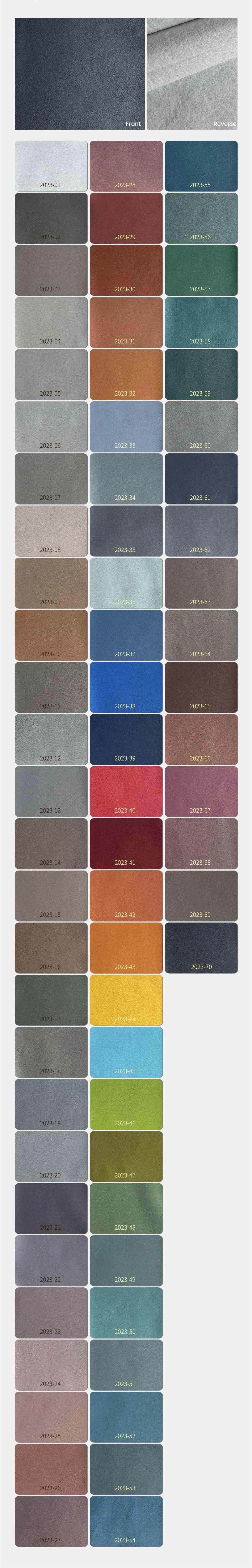High End Upholstery PVC Leather Skin Feeling Sofa Furniture Artificial Leather