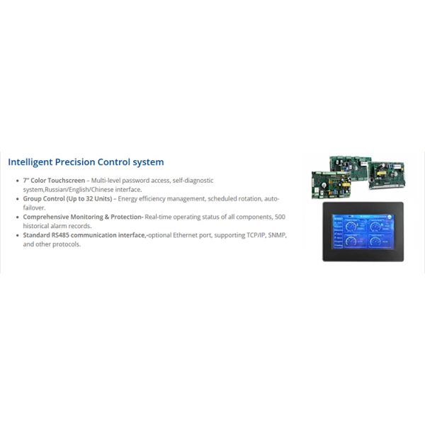 Data Center Precision Air Conditioner 55-75kw Danfoss Scroll Compressor 50000 m3-h Airflow Capacity