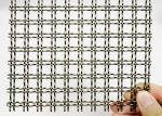 Decorative Cabinet Architectural Steel Mesh Antique Brass 5mm Thickness