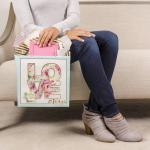 Folding Style Customized Logo Luxury Boutique Valentine's Day Shopping Paper
