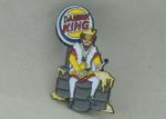 Glitter Burger King promotional lapel pins By Iron Stamped And Black Nickel