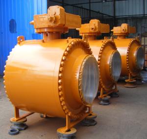 Wholesale Anti Static Trunnion Ball Valve Blowout Proof and Corrosion Resistant from china suppliers