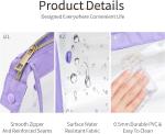 Clear Waterproof TSA Approved Toiletry Bag for Travel, Durable Clear Travel Bags