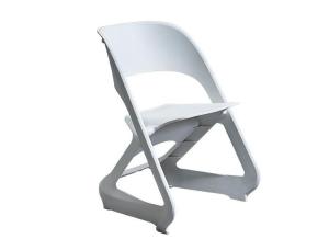 Wholesale Nordic plastic chair household backrest adult dining chair lazy man creative outdoor leisure negotiation chair from china suppliers