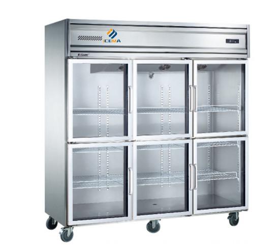 1350L Restaurant Commercial Freezer Upright Freezer Vertical Fridge Refrigerator