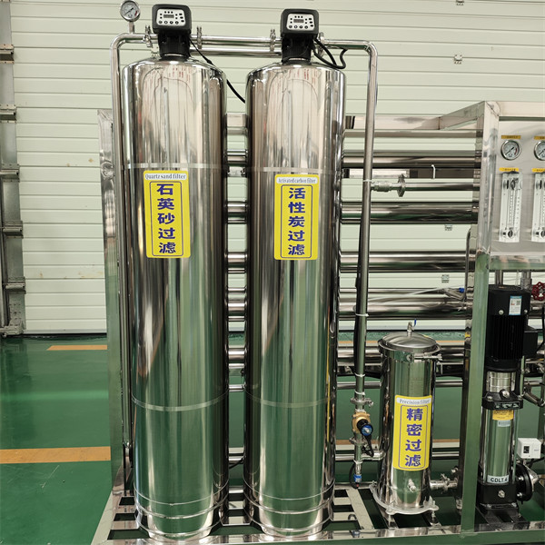 Commercial Use 1000LPH Purified Water Machine Double Satge Compact Structure