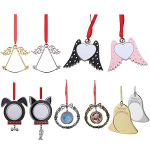 Wholesale Christmas Tree Decorations Metal Pendant For Sublimation from china suppliers