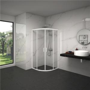 Wholesale 6mm tempered glass 900x900x2000mm Bathroom Curved Corner Shower Enclosure , Shower And Bath Enclosures from china suppliers