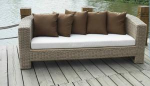 Wholesale 5pcs patio round rattan sofa furniture from china suppliers