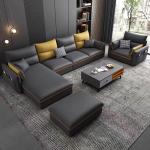 Hotel Living Room Modern Luxury Leather Sofa Sophisticated Craftsman
