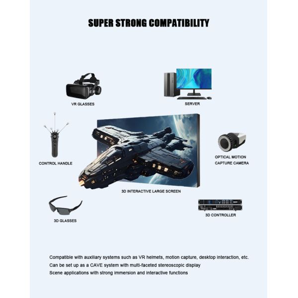 3x3 Outdoor Interactive Video Wall LED Display Advertising Screen 3D Indoor Immersive LED Screen Price
