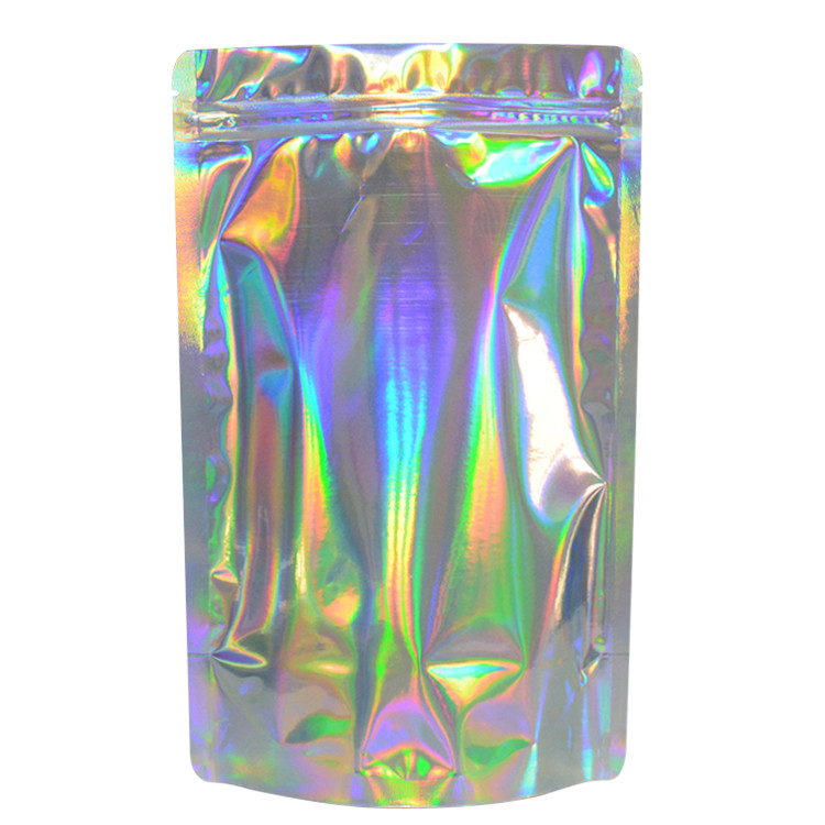 Stand Up aluminum foil food zipper bag and aluminum foil plastic bag