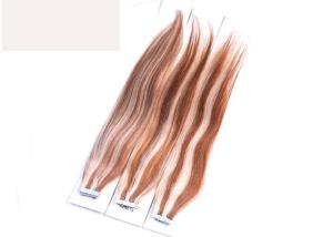 Wholesale Elegante Colored Brazil Real Hair Tape In Extensions , 100% Real Human Hair Weave from china suppliers