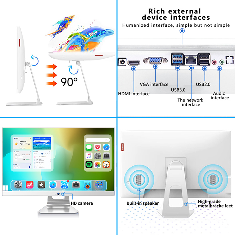 Touchscreen Monoblock All In One Desktop PC 24 Inch 27 Inch OEM ODM