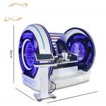 Dreamland exclusive virtual reality 9d vr cinema 2 players 9d vr roller coaster