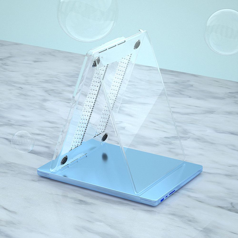 High Clear Transparent Pc Laptop Case Cover with Different Color Accept CustomizeLogo for Macbook Air 15 Pro 14