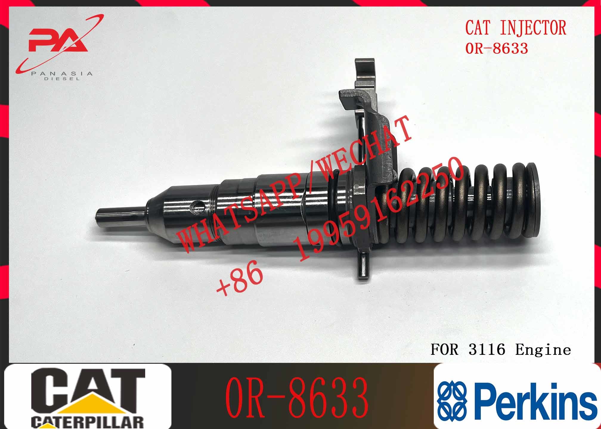 Fuel Injector Assembly 162-0218 0R-8633 0R-8479 101-8673 0R-4374 7E-6193 105-1694 For CAT Engine 3116 Series