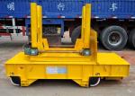 Annealing Furnace Rail Transfer Cart , Battery Powered Motorized Material