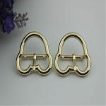 Luggage hardware accessories Mickey Mouse shape 25 mm gold zinc alloy pin buckle