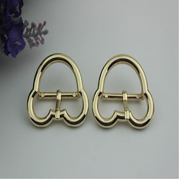 Luggage hardware accessories Mickey Mouse shape 25 mm gold zinc alloy pin buckle