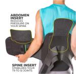 XXXL Double Strap LSO Back Brace With Therapy Gel Pack