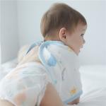 Eco Friendly Muslin Toddler Bandana Bibs All Season Used Customized Color