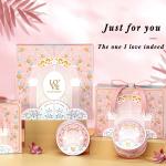 Pink gift box fairy design white cardboard birthday exquisite gift box packaging