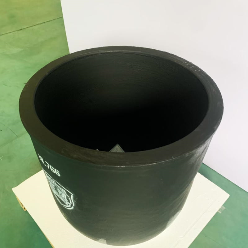 Thermal Shock Resistance SiC-C Gold Melting Crucible Advanced Special Ceramics