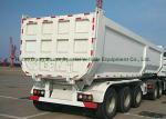 Heavy Duty Dumper Semi Trailer Truck for 3 Axles U shape Hydraulic dump Tipper