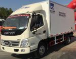 FOTON small refrigerated box trucks 4X2 fiberglass panel for fresh food