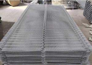 Wholesale Hot Dip Galvanized After Welded Security Steel Fence Airport 8 Gauge With Bendings from china suppliers