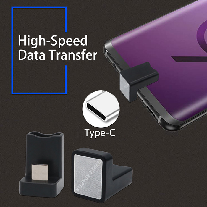 90 Degree USB-C USB 3.1 Type-C Male To Female Extension Adapter