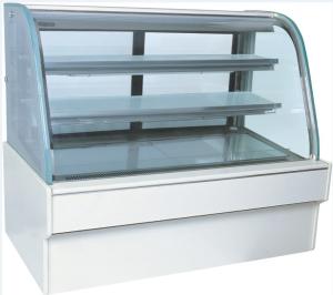 Wholesale Big Capacity Cake Display Freezer Toughened Glass Wooden Frame 920W from china suppliers
