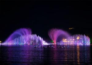 Wholesale Large Sea Surface Music Dancing Fountain With Various Special Water Shapes from china suppliers