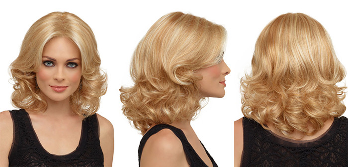 Light Yellow 12 Inch Short Synthetic Wigs Small / Medium / Large Cap Size