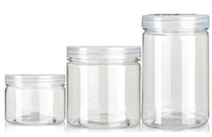 Wholesale 150ml 180ml pet plastic bottle container for candy cookies food packaging,250ml 500ml PET plastic container bottle jar f from china suppliers