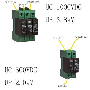 Wholesale Green Solar Surge Protective Device 2P 3P 600V 800V 1000V 1500V from china suppliers