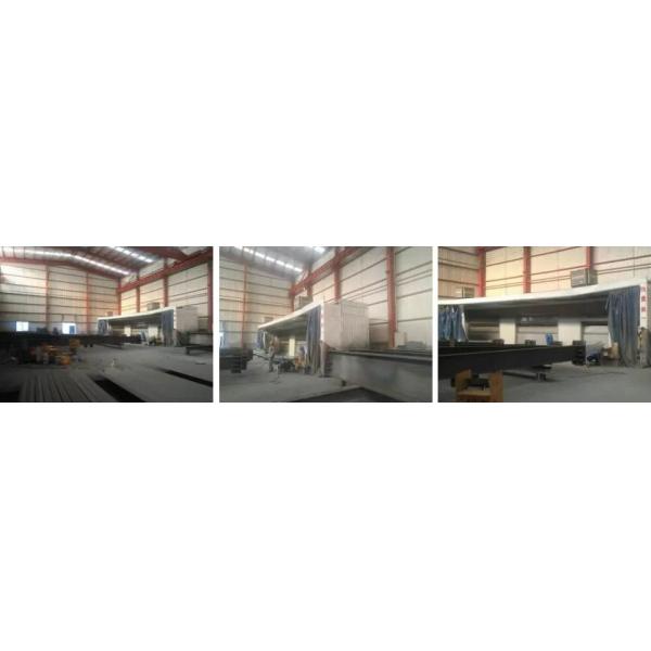 Portable Container Loading Metal Prefabricated H Steel Structural Airplane Hangar