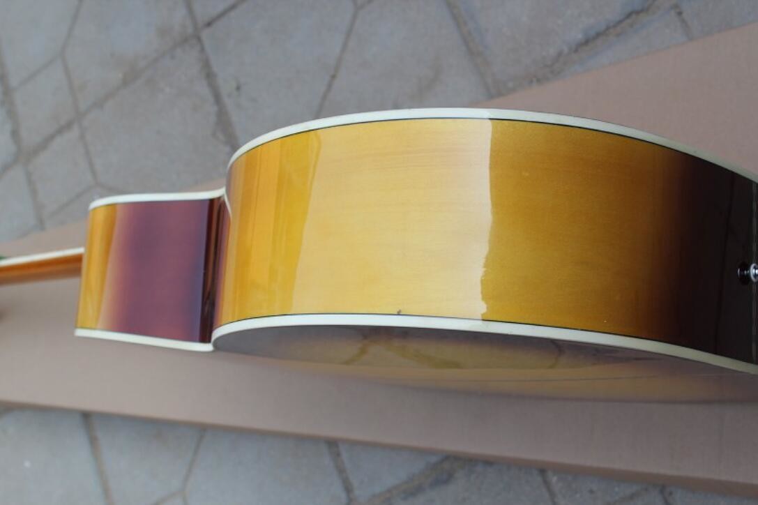 2018 tobacco sunburst GB200 acoustic guitar Tobacco G200 VS electric acoustic guitar special Bridge Tobacco G200