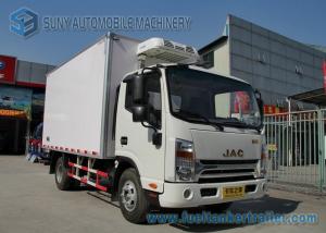 Wholesale JAC 4 X2 Small Refrigerator Van Truck White 5 Ton Ice Cream Truck from china suppliers