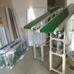 Industrial Equipment Food Grade Conveyor , Inclined Cleated Belt Conveyor