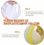 k color Double zipper food storage bag, Double tracking k food storage bags with