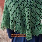 Lady's Crochet Knitted Shawl,Hand Knitted Shawl ,Women Poncho, Free Knitting