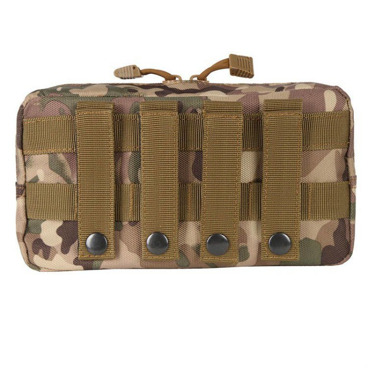 Molle Tactical Utility Pouch For Outdoor Camping Hiking 23x8x13cm