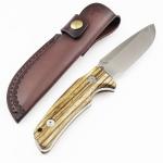 4mm High Carbon Steel Machete Wood Handle Jungle Law Survival Knife 9in