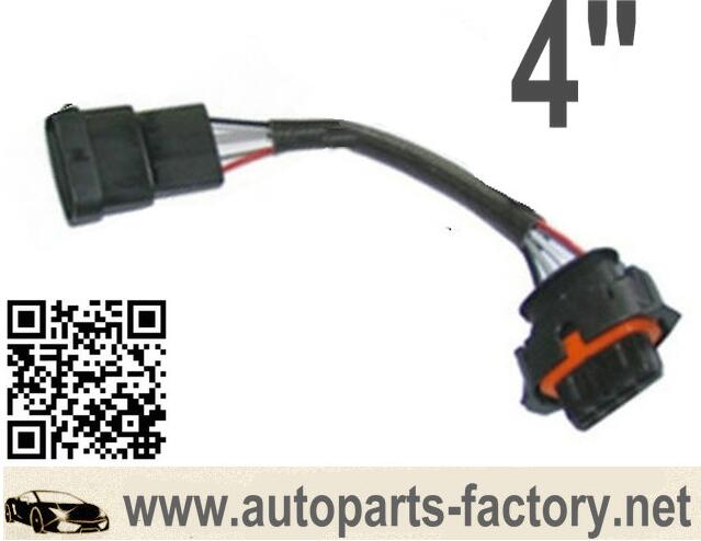 longyue 10pcs/unit 4 way Bosch BSK 4 pin map sensor harness male & female extension 4"
