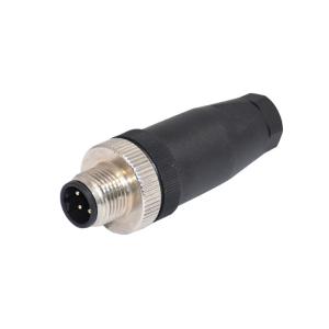 Wholesale M12 Straight AWG26 Plastic Waterproof Aviation Connector 4 PIN CuZn from china suppliers