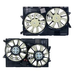 Wholesale Powerful Long Wire Auxiliary Radiator Cooling Fans Rated 600W for Jeep Grand Commander 52014621AG from china suppliers