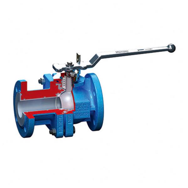AKH8 Control Flowserve Ball Valves Stainless Steel Material For Glass Connection